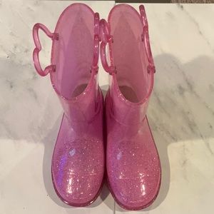 Kids Landchief Pimk Light-Up Rain Boots